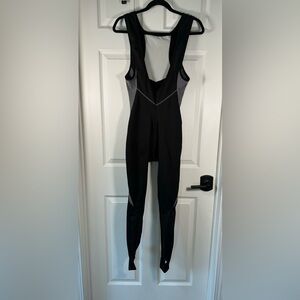 Men's Black Cycling Bib